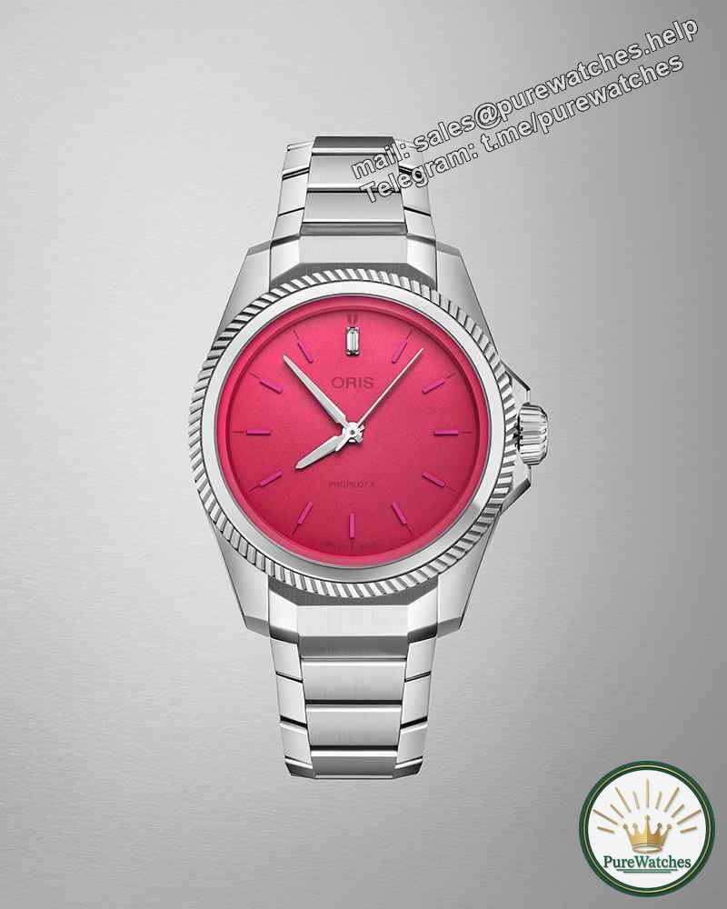 Oris Pig Lady co-branded watch: 34mm pink mechanical watch, the new favorite of confident women’s “happy dressing”!