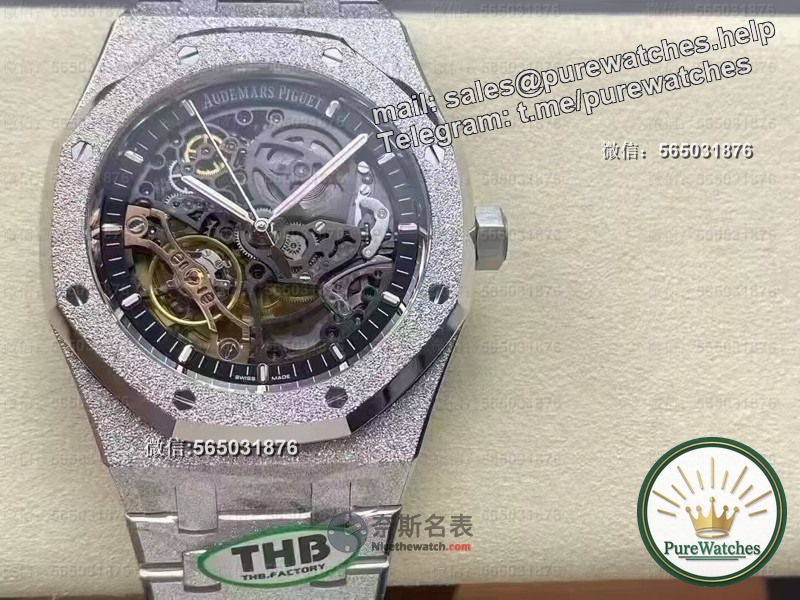 THB Factory Audemars Piguet 15407 frost gold replica watch V2 upgraded version: the perfect combination of high reduction and excellent craftsmanship