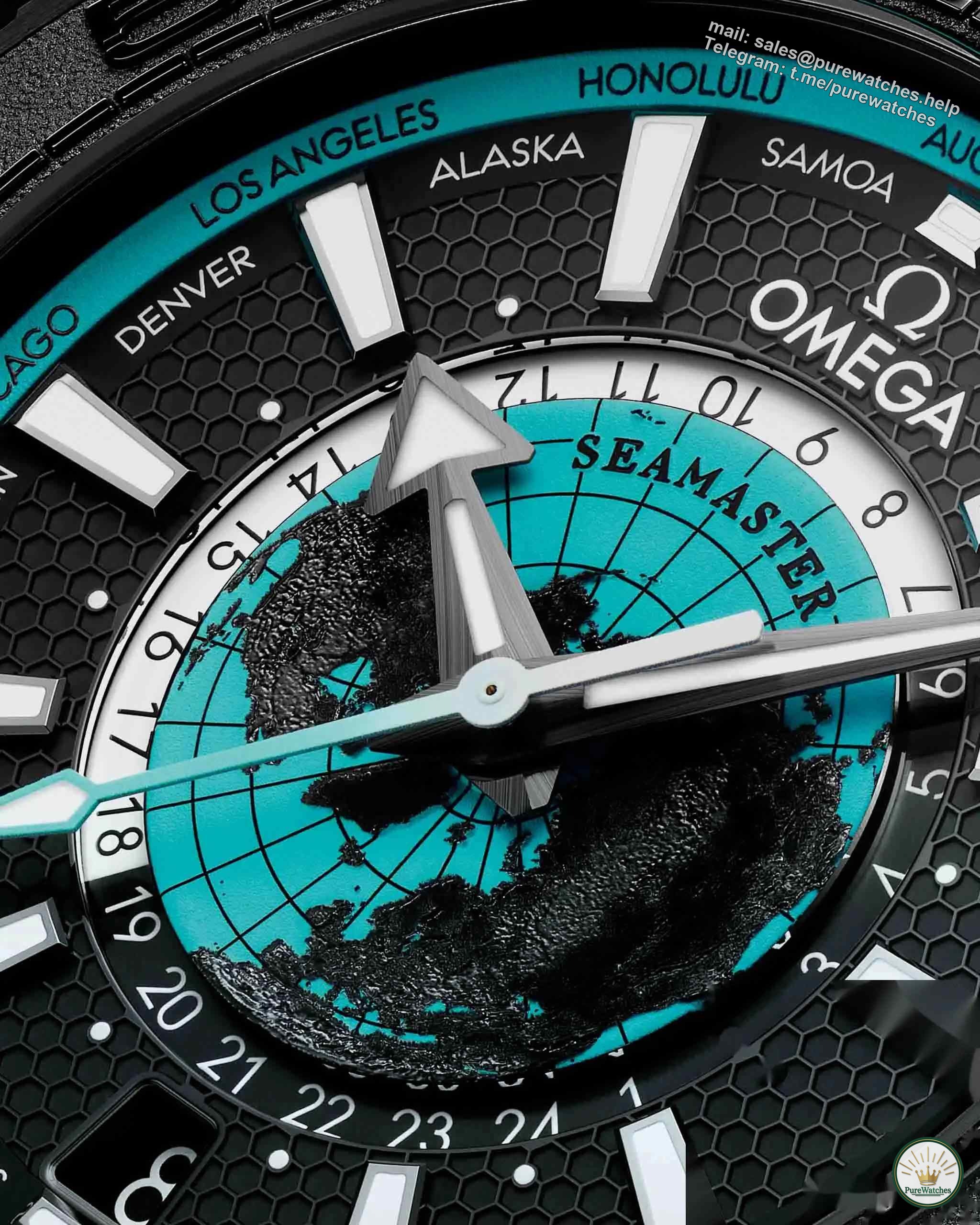A must-have for global travel! Omega’s new Planet Ocean World Time watch is shockingly released!