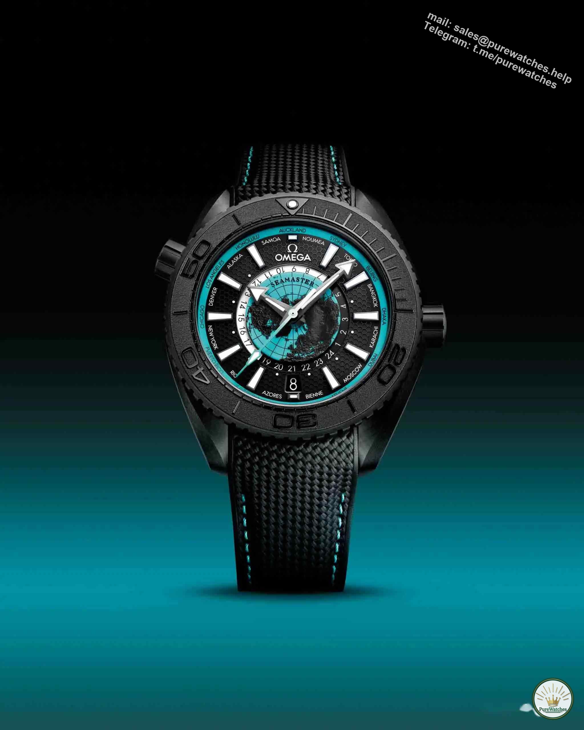 A must-have for global travel! Omega’s new Planet Ocean World Time watch is shockingly released!