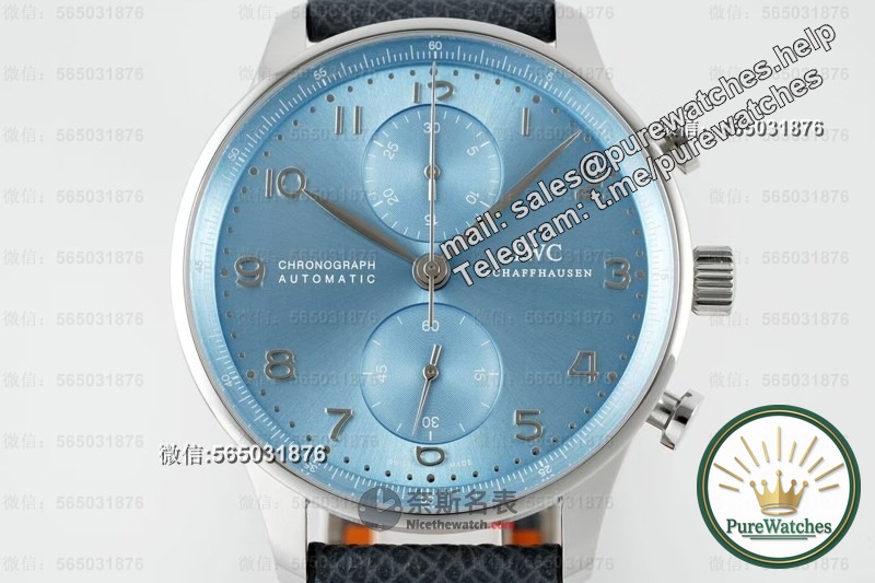 Wear it with a million aura! ZF IWC Portugal’s new Portuguese watch IW371626 “Horizon Blue” Why has the Portuguese watch become the new favorite among watch lovers?