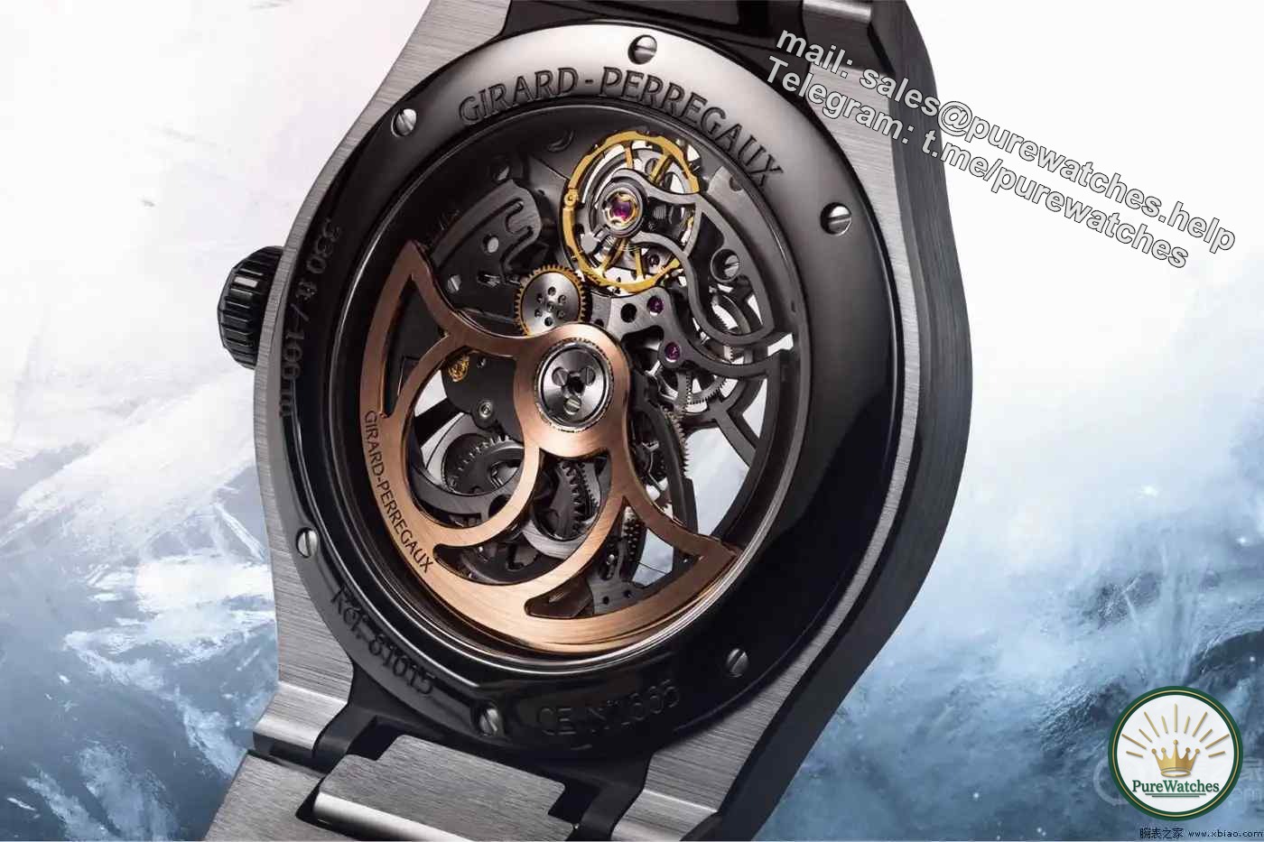 A future classic! Ceramic + hollow design, this GP Girard-Perregaux watch is worth owning