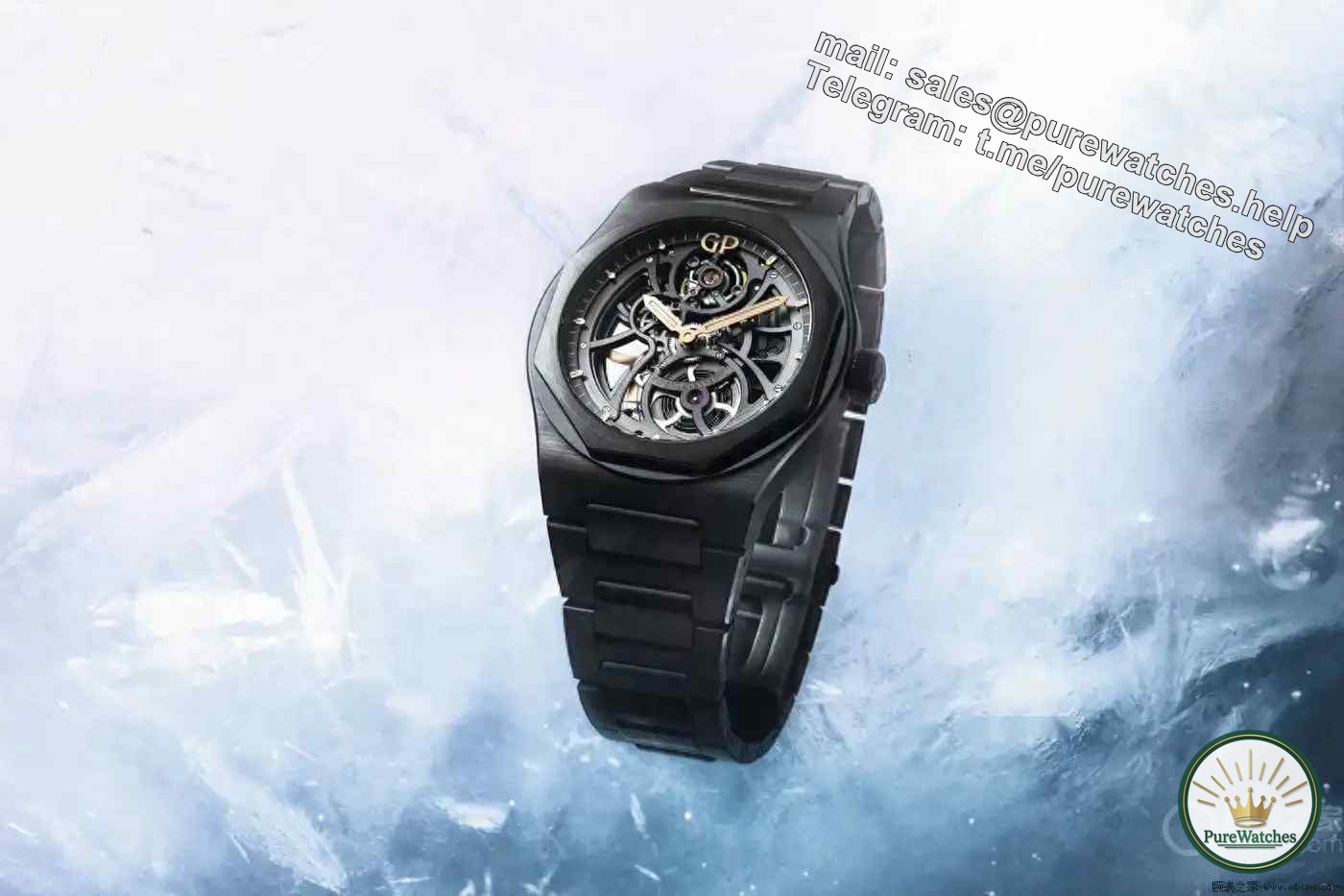 A future classic! Ceramic + hollow design, this GP Girard-Perregaux watch is worth owning