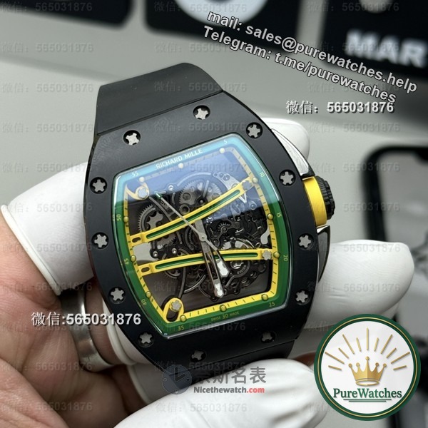 The ultimate choice for sports enthusiasts: RM Factory Richard Mille RM61-01 Green Runway Watch