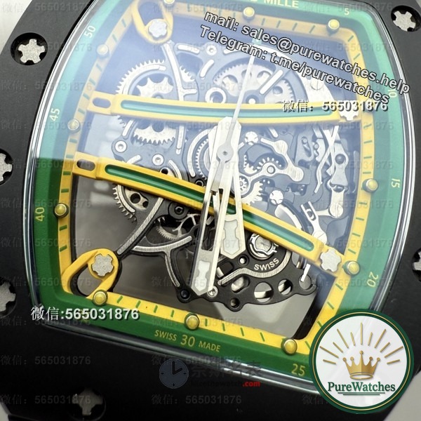 The ultimate choice for sports enthusiasts: RM Factory Richard Mille RM61-01 Green Runway Watch
