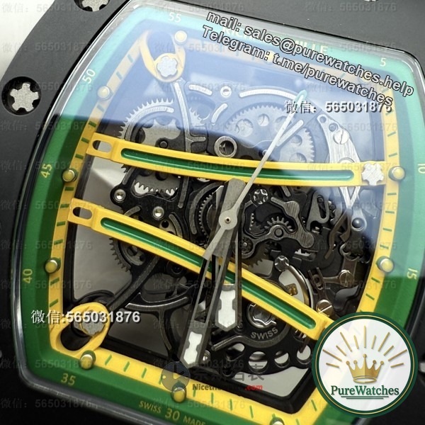 The ultimate choice for sports enthusiasts: RM Factory Richard Mille RM61-01 Green Runway Watch