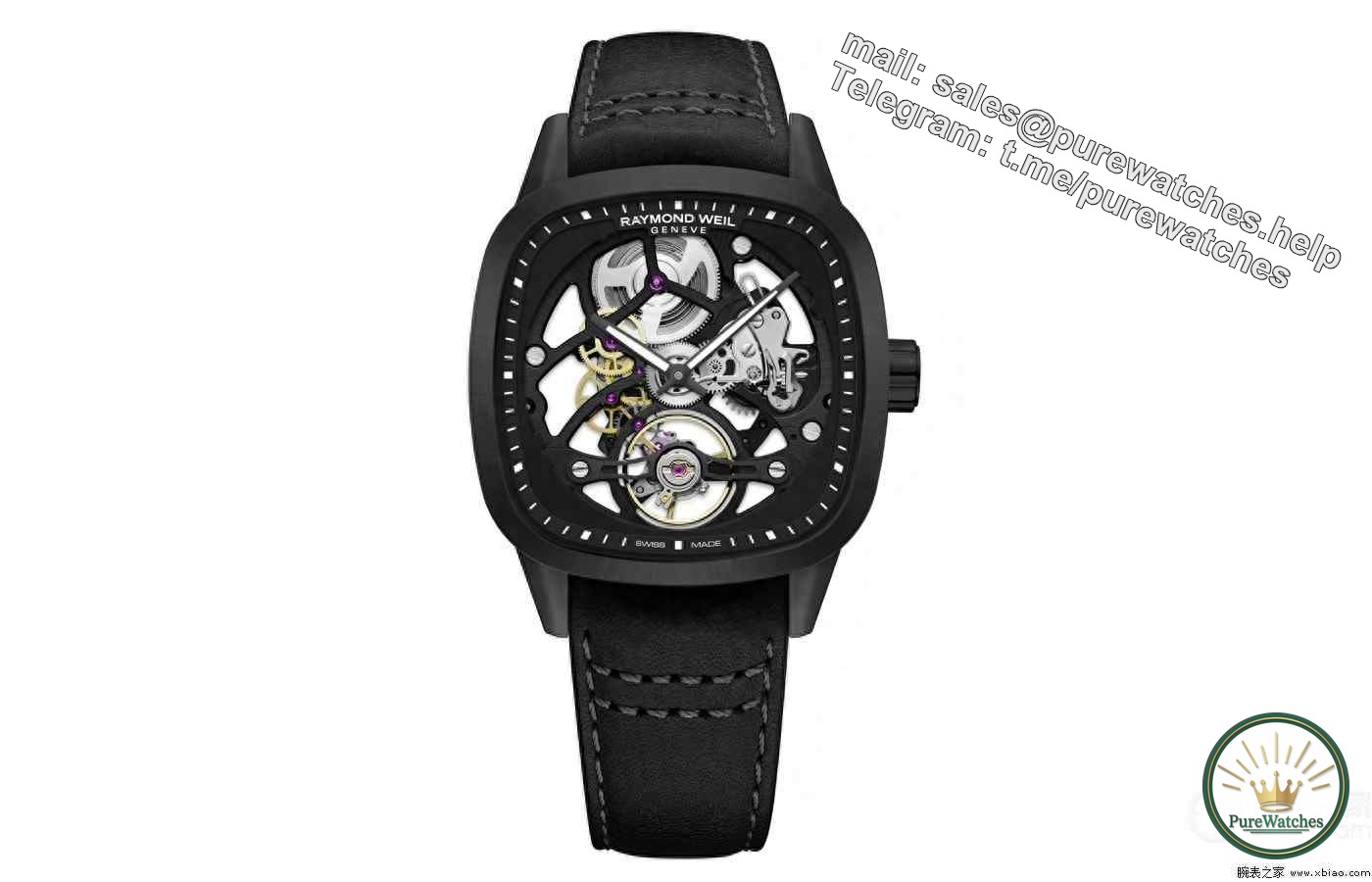 A man’s second face is upgraded! Raymond Weil’s black technology watch is here