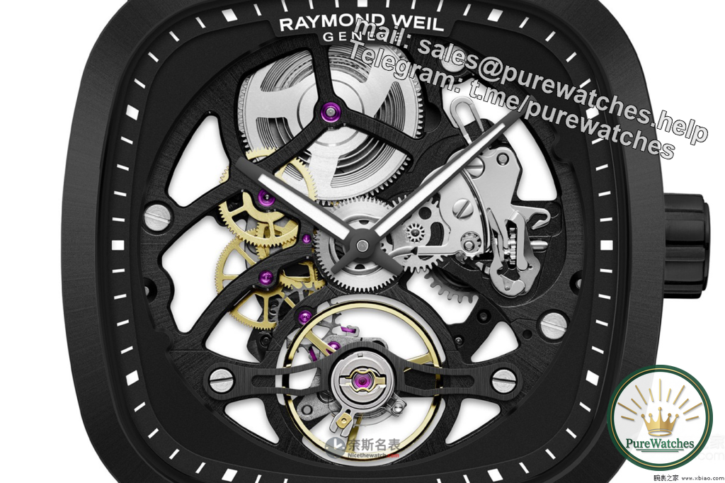 A man’s second face is upgraded! Raymond Weil’s black technology watch is here