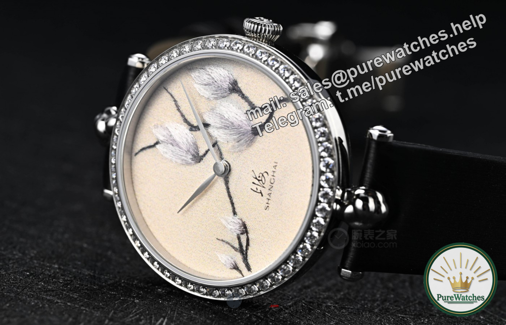 “Magnolia Picture” on your wrist! Shanghai Watch’s 70th Anniversary Intangible Cultural Heritage Embroidery Watch interprets oriental aesthetics
