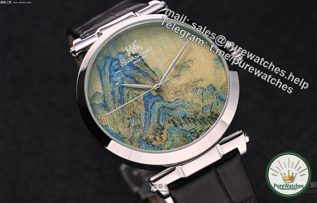 “Magnolia Picture” on your wrist! Shanghai Watch’s 70th Anniversary Intangible Cultural Heritage Embroidery Watch interprets oriental aesthetics