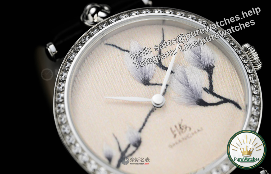 “Magnolia Picture” on your wrist! Shanghai Watch’s 70th Anniversary Intangible Cultural Heritage Embroidery Watch interprets oriental aesthetics