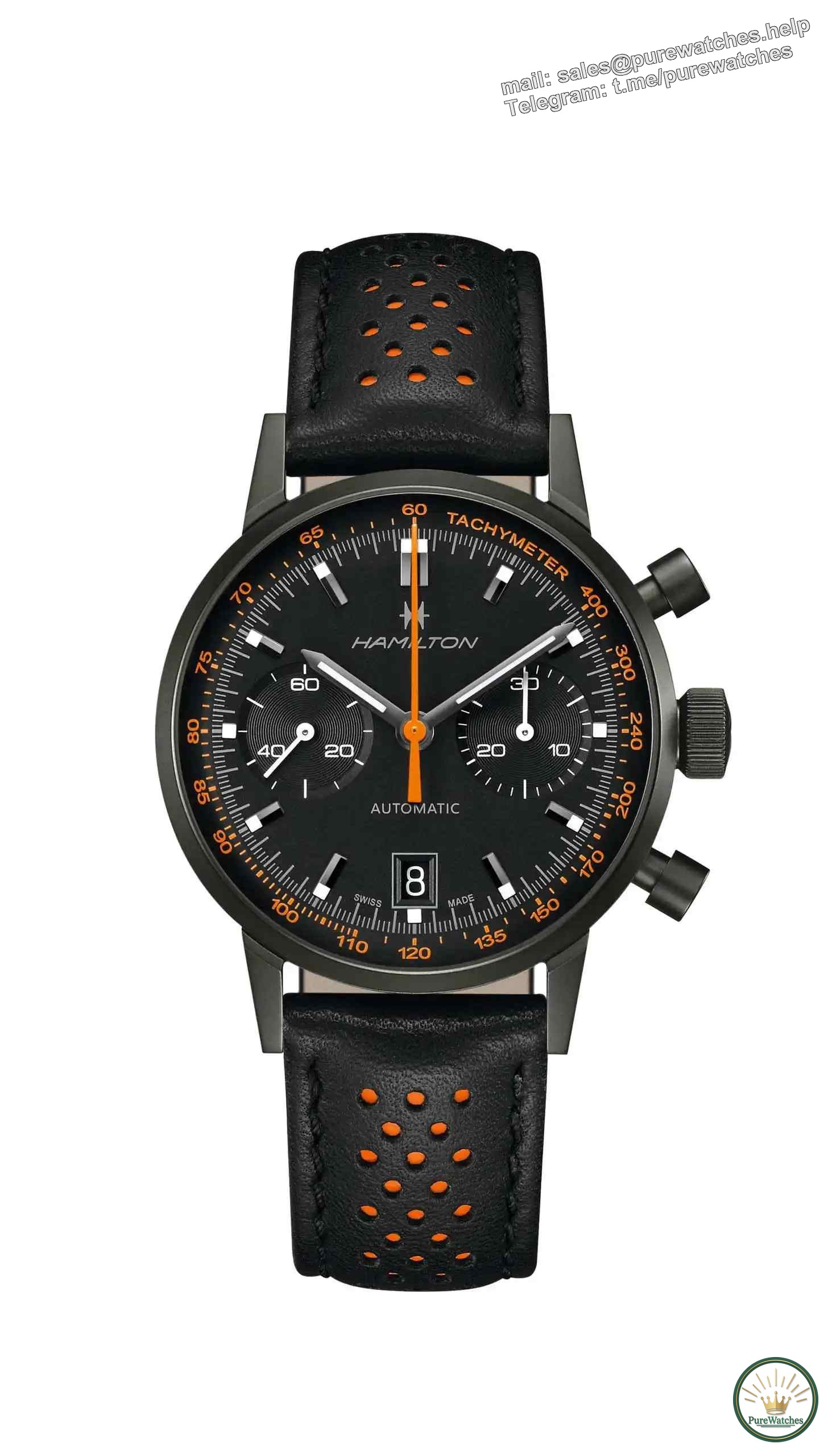 The track legend returns! Hamilton’s “Black Panda” watch ignites speed and passion!