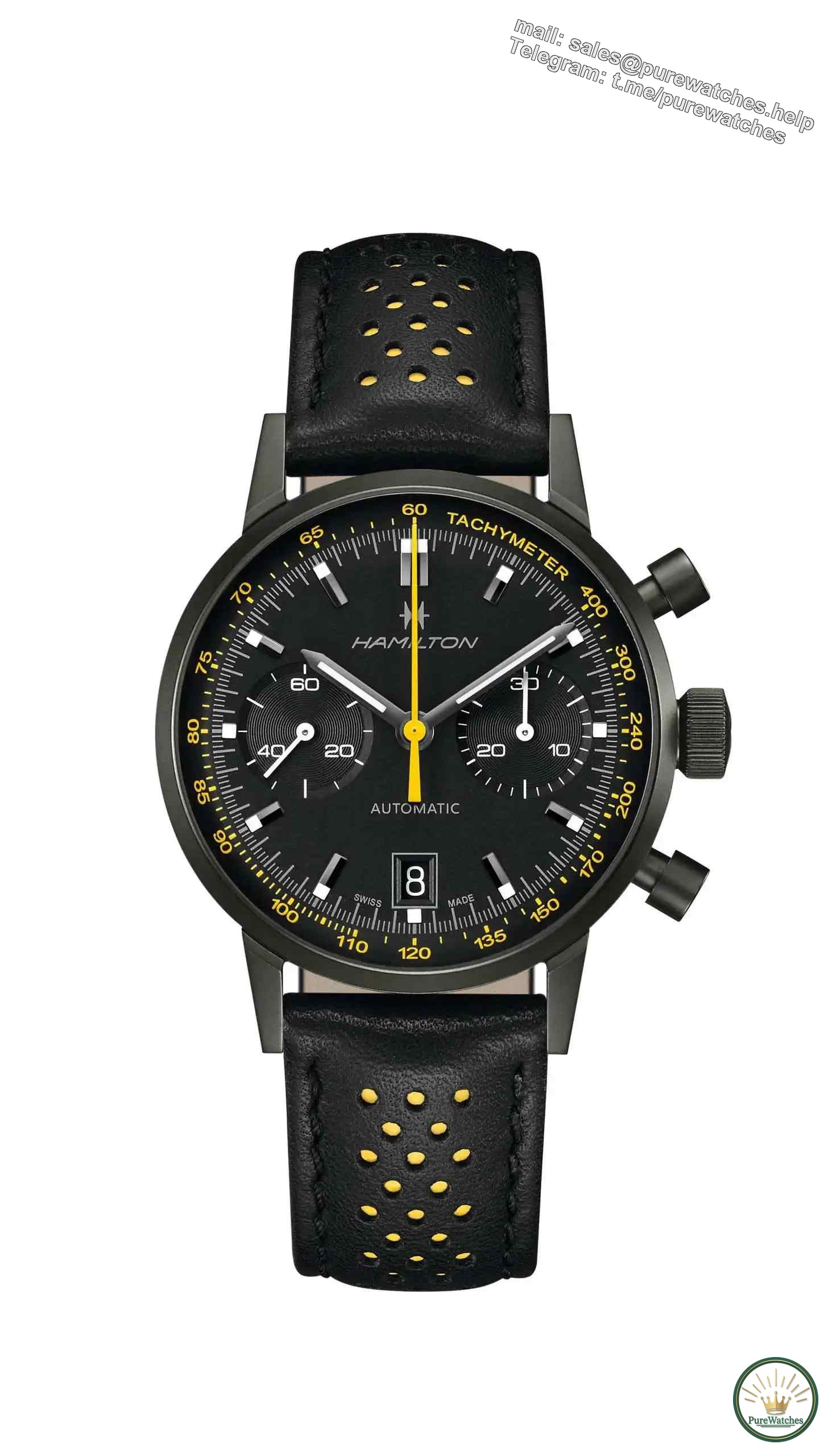 The track legend returns! Hamilton’s “Black Panda” watch ignites speed and passion!