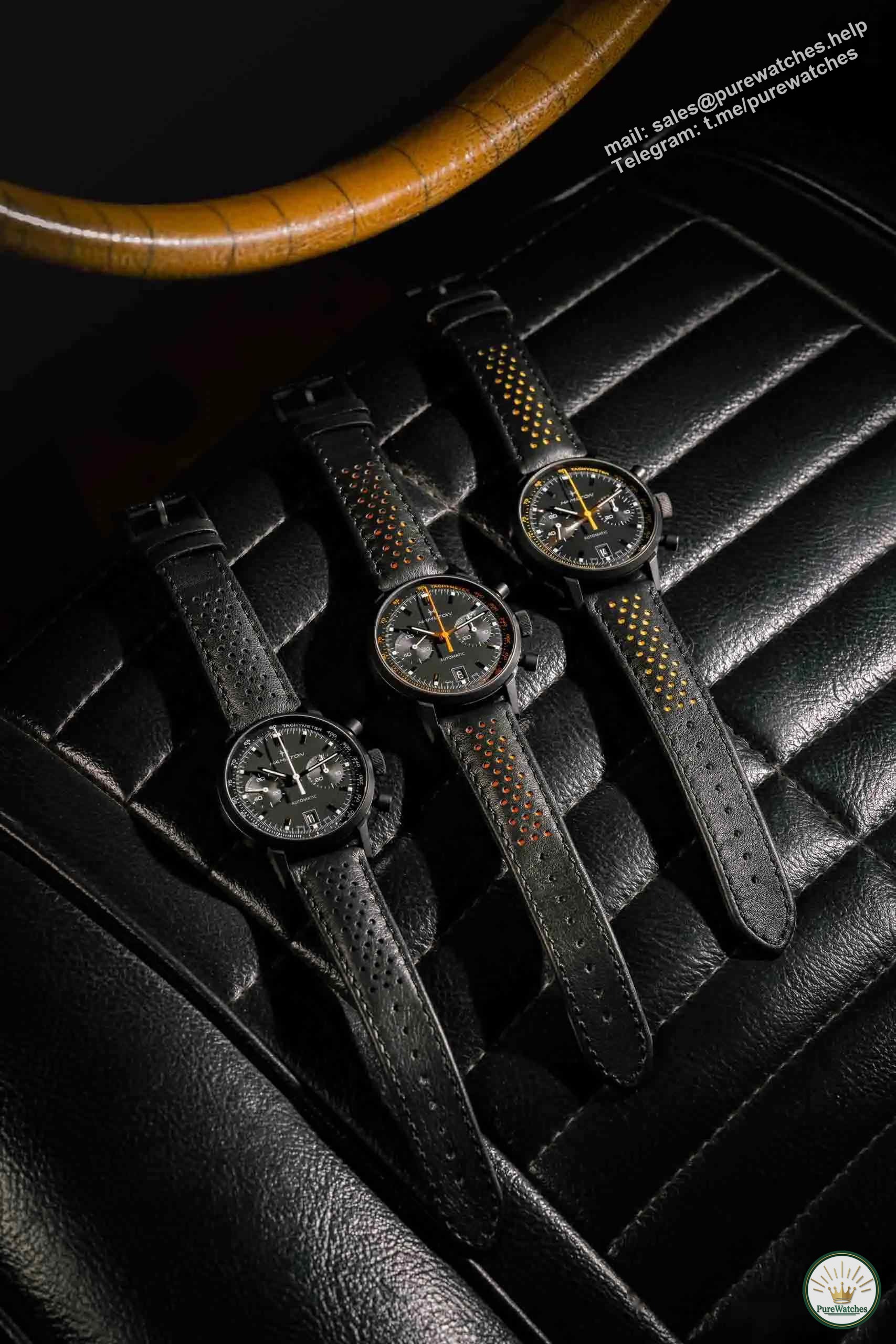 The track legend returns! Hamilton’s “Black Panda” watch ignites speed and passion!