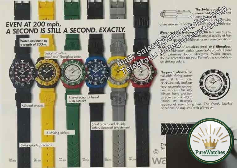 The embodiment of speed and passion! TAG Heuer F1 co-branded watch makes a shocking debut!