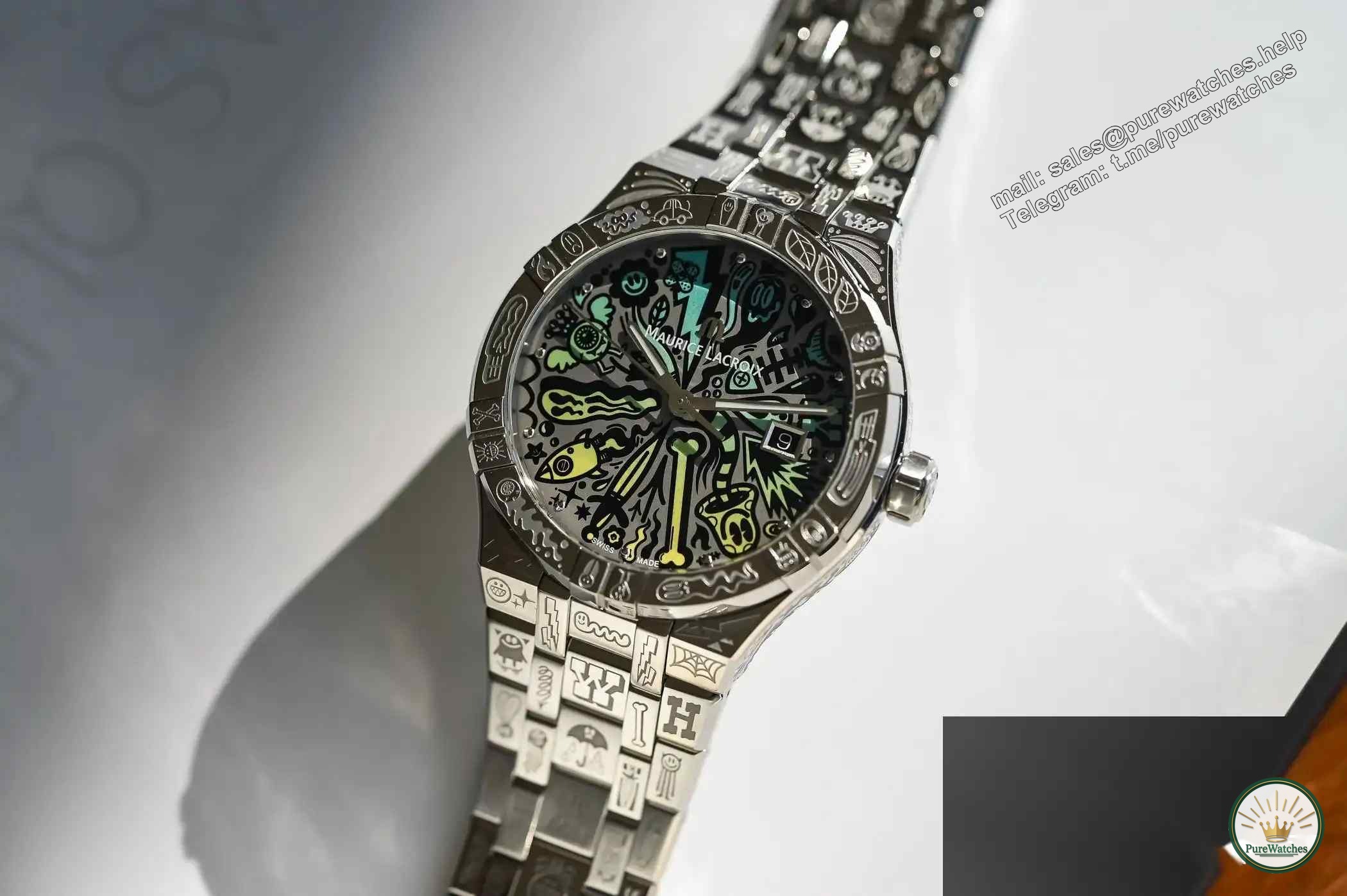 The flower arm watch is here! Amy Aikon Wotto limited edition debuts