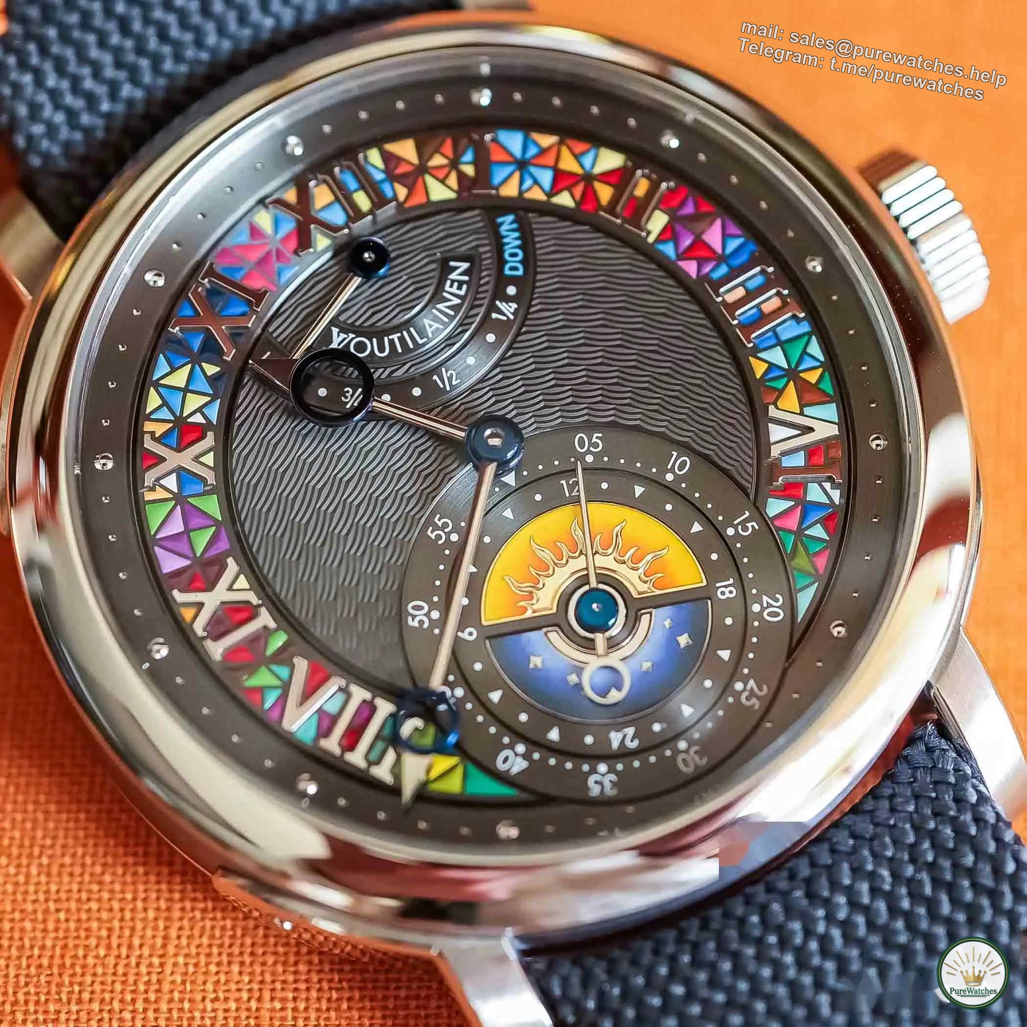Top watchmaking craftsmanship! The LV and Kari collaboration GMT watch is on sale in limited edition, come and take a look!