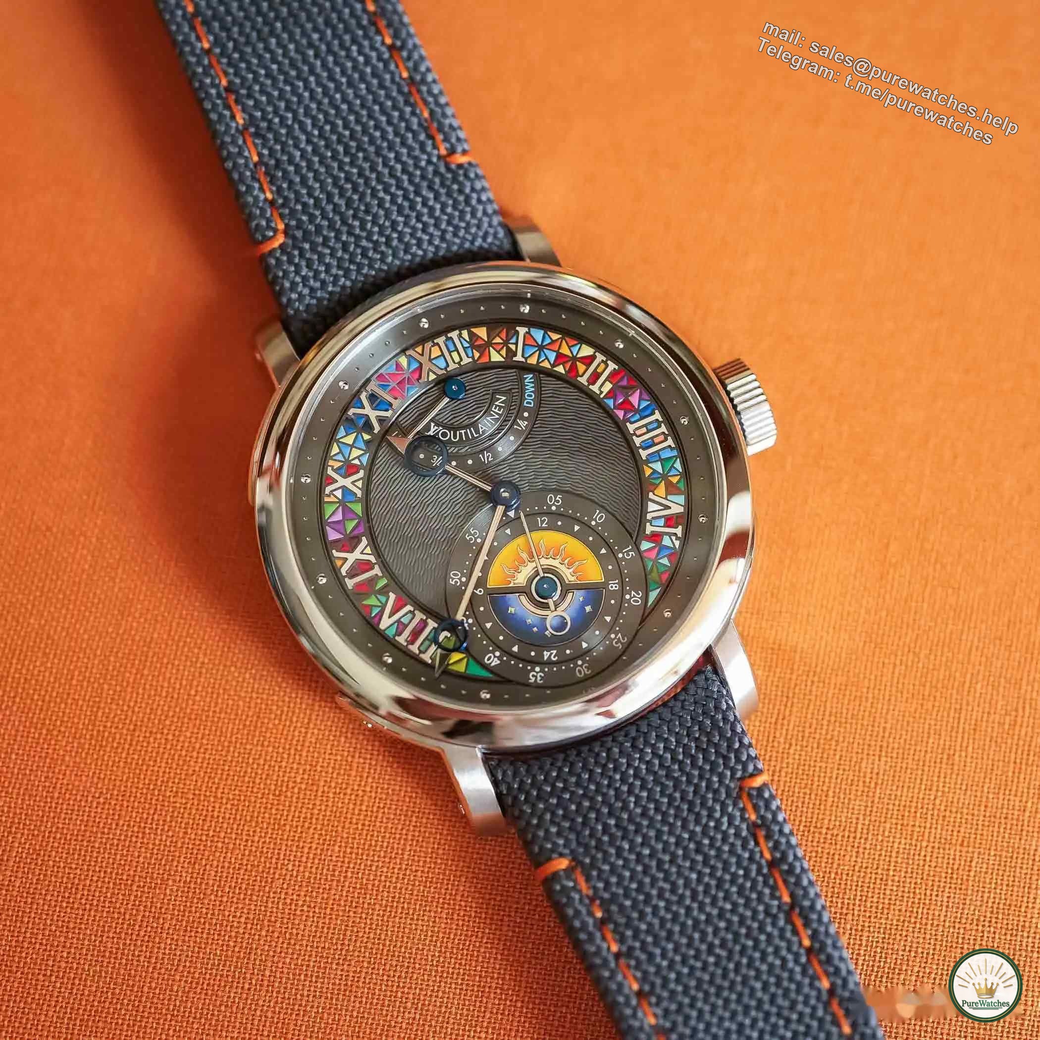 Top watchmaking craftsmanship! The LV and Kari collaboration GMT watch is on sale in limited edition, come and take a look!