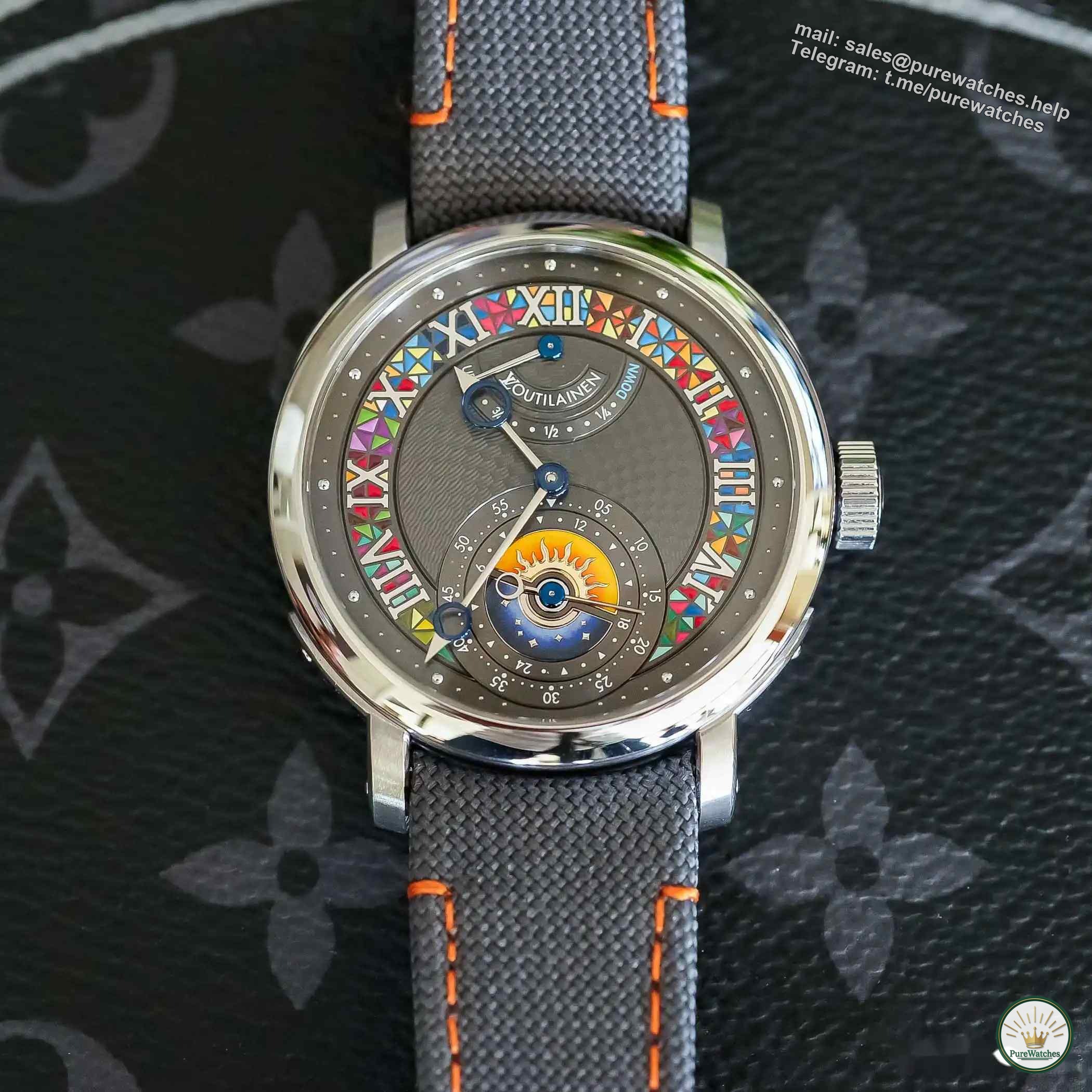 Top watchmaking craftsmanship! The LV and Kari collaboration GMT watch is on sale in limited edition, come and take a look!
