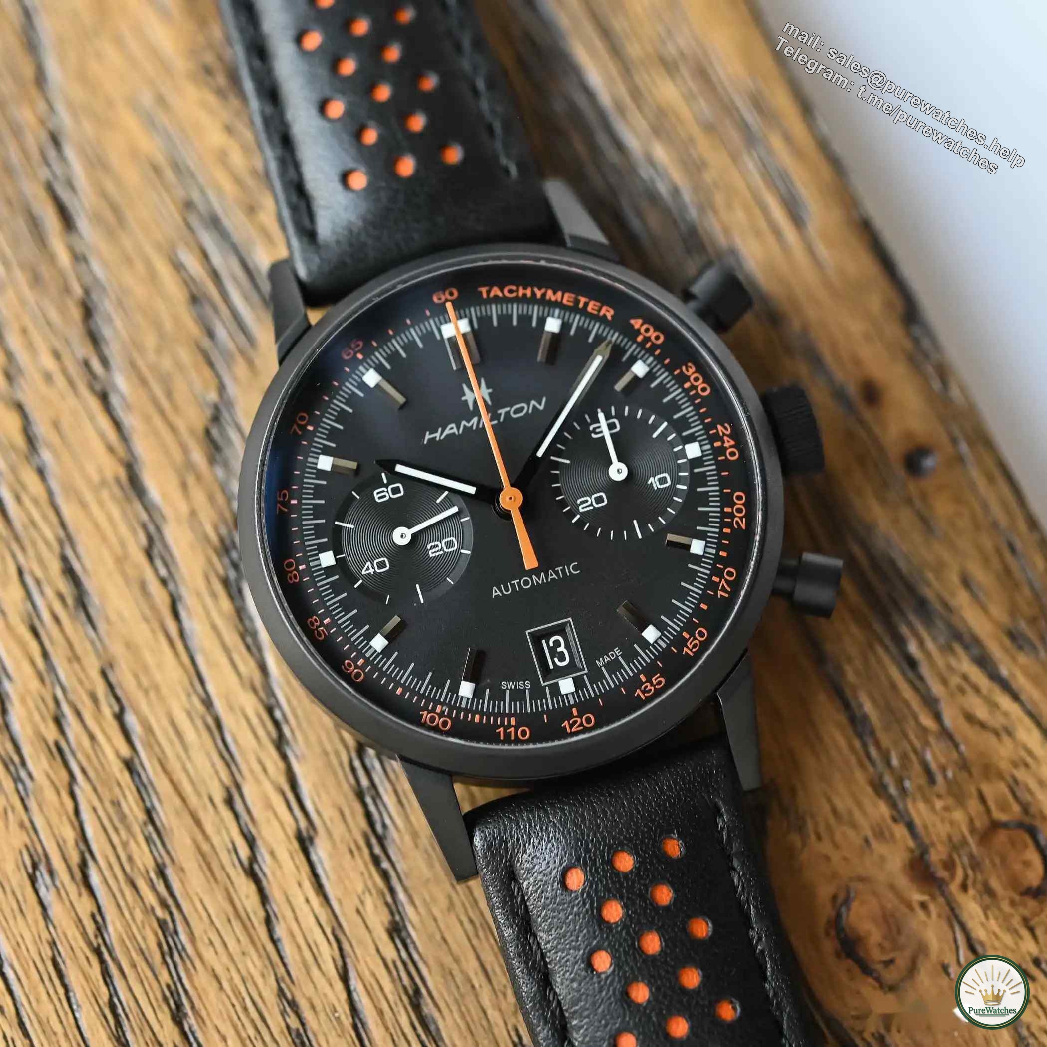 Recommended 10,000-yuan chronograph! Here’s the guide to getting the Hamilton Intra-Matic Cool Black Edition!