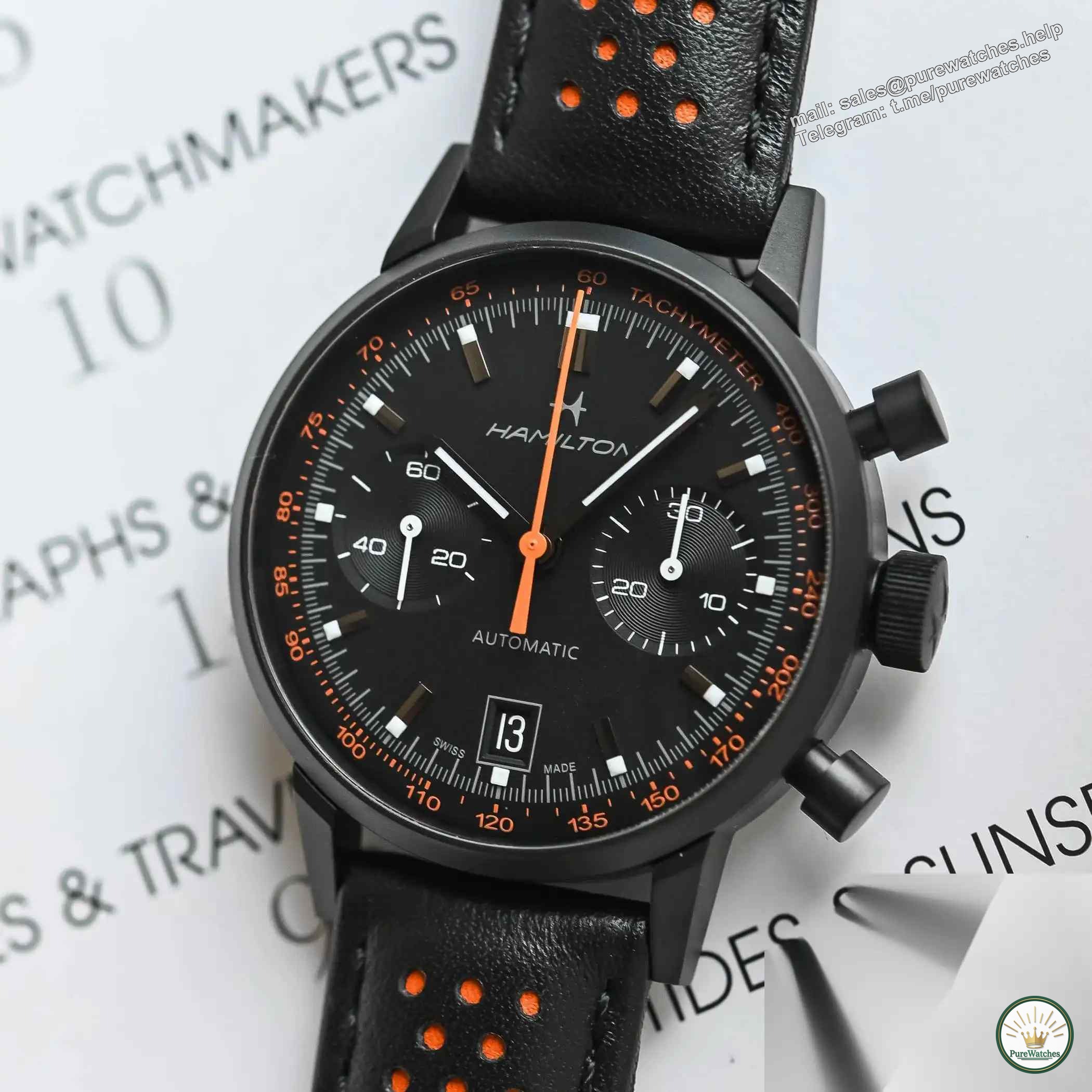 Recommended 10,000-yuan chronograph! Here’s the guide to getting the Hamilton Intra-Matic Cool Black Edition!