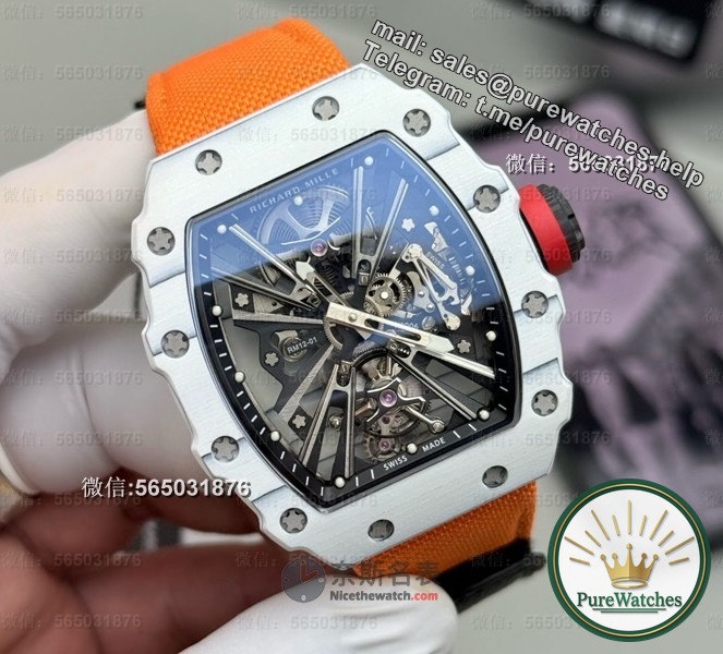 Comprehensive review of RM12-01 white carbon tourbillon: Can you experience the charm of a million-level watch with a few thousand dollars?