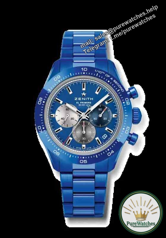 Limited to 160 pieces! Zenith’s 160th Anniversary Trilogy of Blue Ceramic Chronographs is Shockingly Released