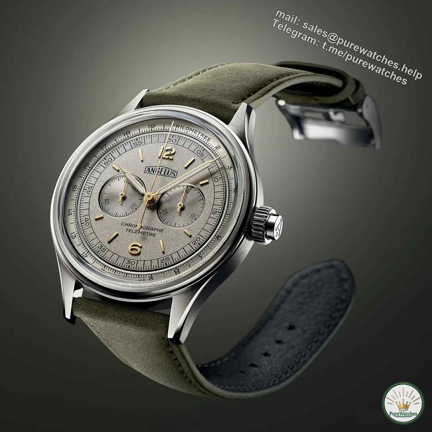 Classic reappears! Is there a big difference between Angelus Télémètre and traditional chronographs?