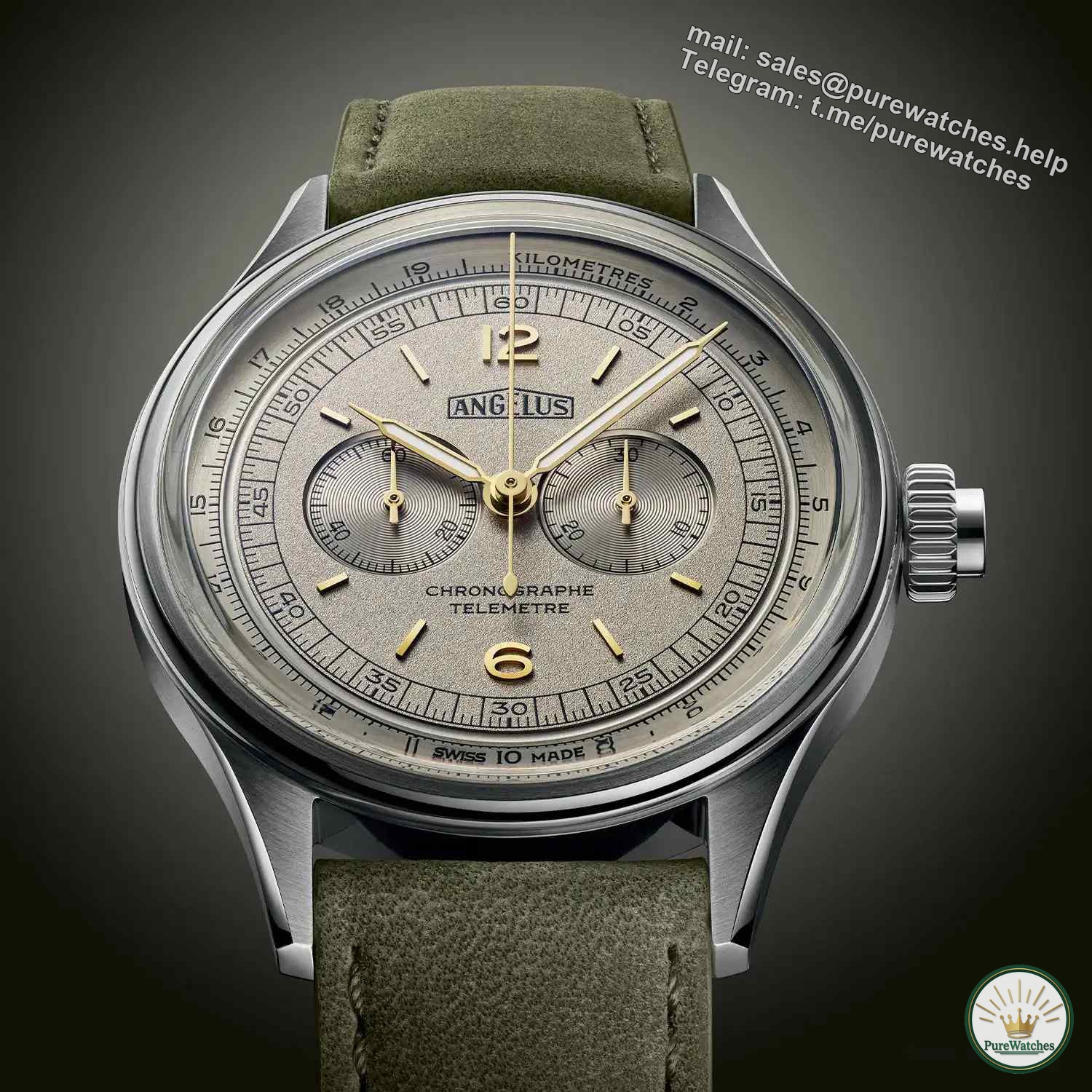 Classic reappears! Is there a big difference between Angelus Télémètre and traditional chronographs?
