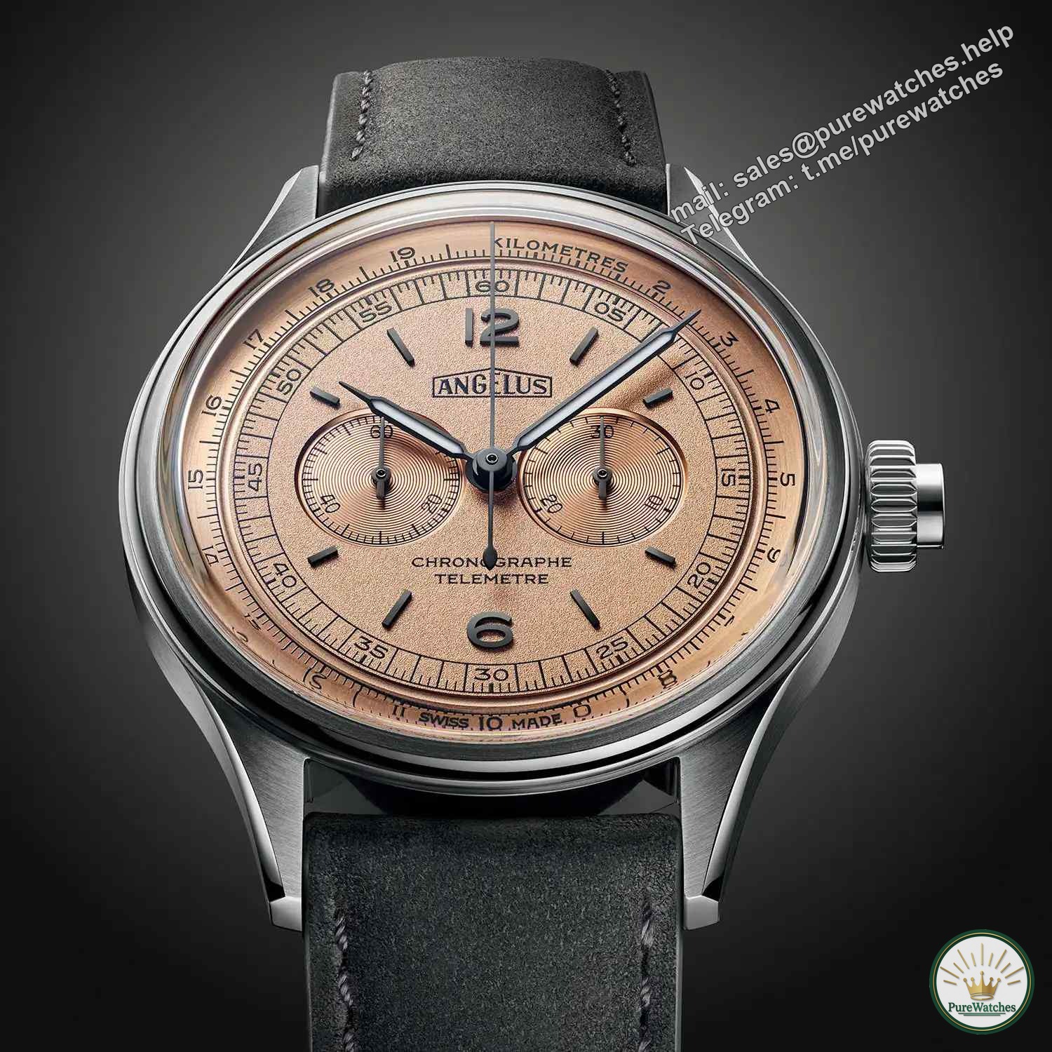 Classic reappears! Is there a big difference between Angelus Télémètre and traditional chronographs?