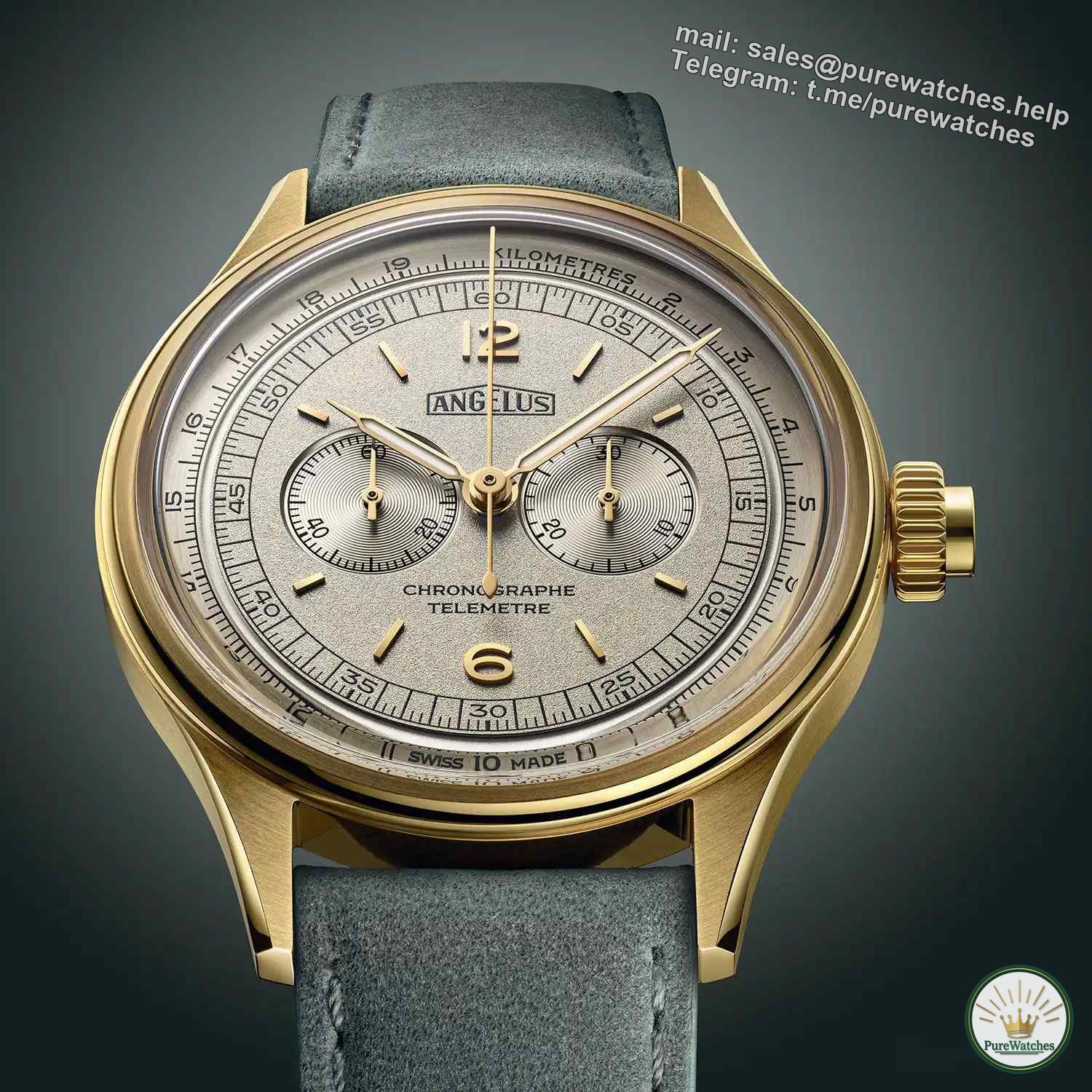 Classic reappears! Is there a big difference between Angelus Télémètre and traditional chronographs?