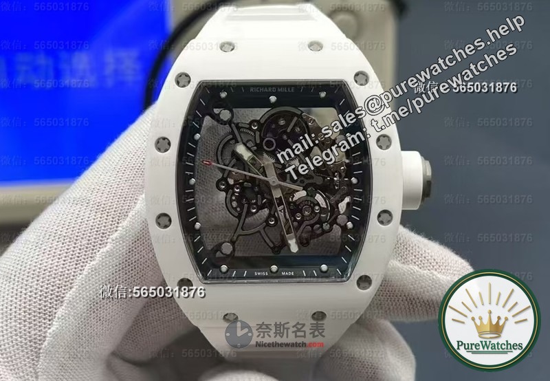 Is there a big difference compared to the genuine product? Analysis of the advantages and disadvantages of ZF factory RM-055 white ceramic V3 replica watch!
