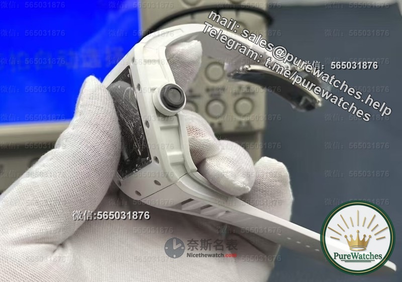 Is there a big difference compared to the genuine product? Analysis of the advantages and disadvantages of ZF factory RM-055 white ceramic V3 replica watch!