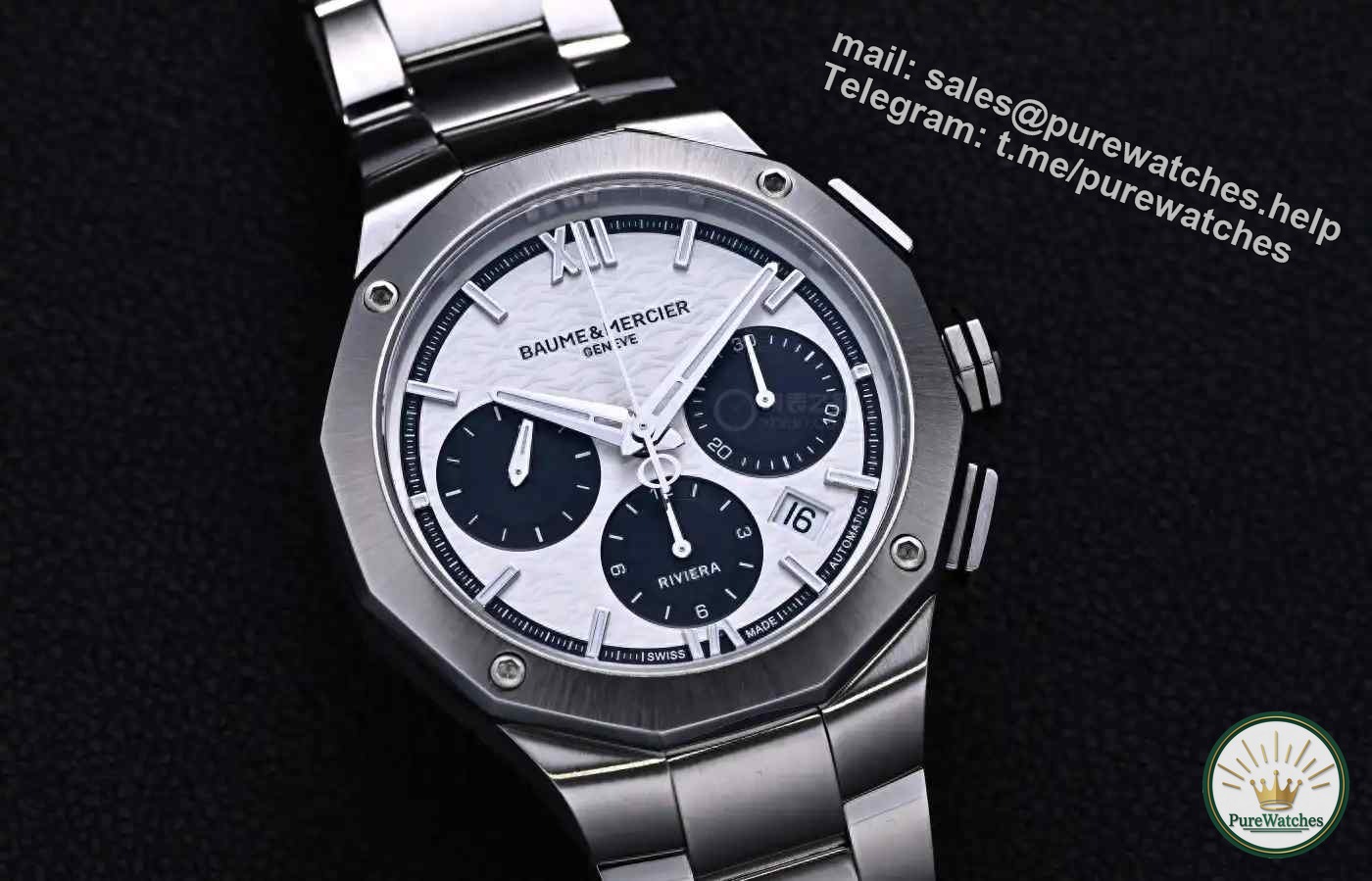 A Swiss chronograph that costs over RMB 30,000, the Mercier Riviera series is a masterpiece of value for money!