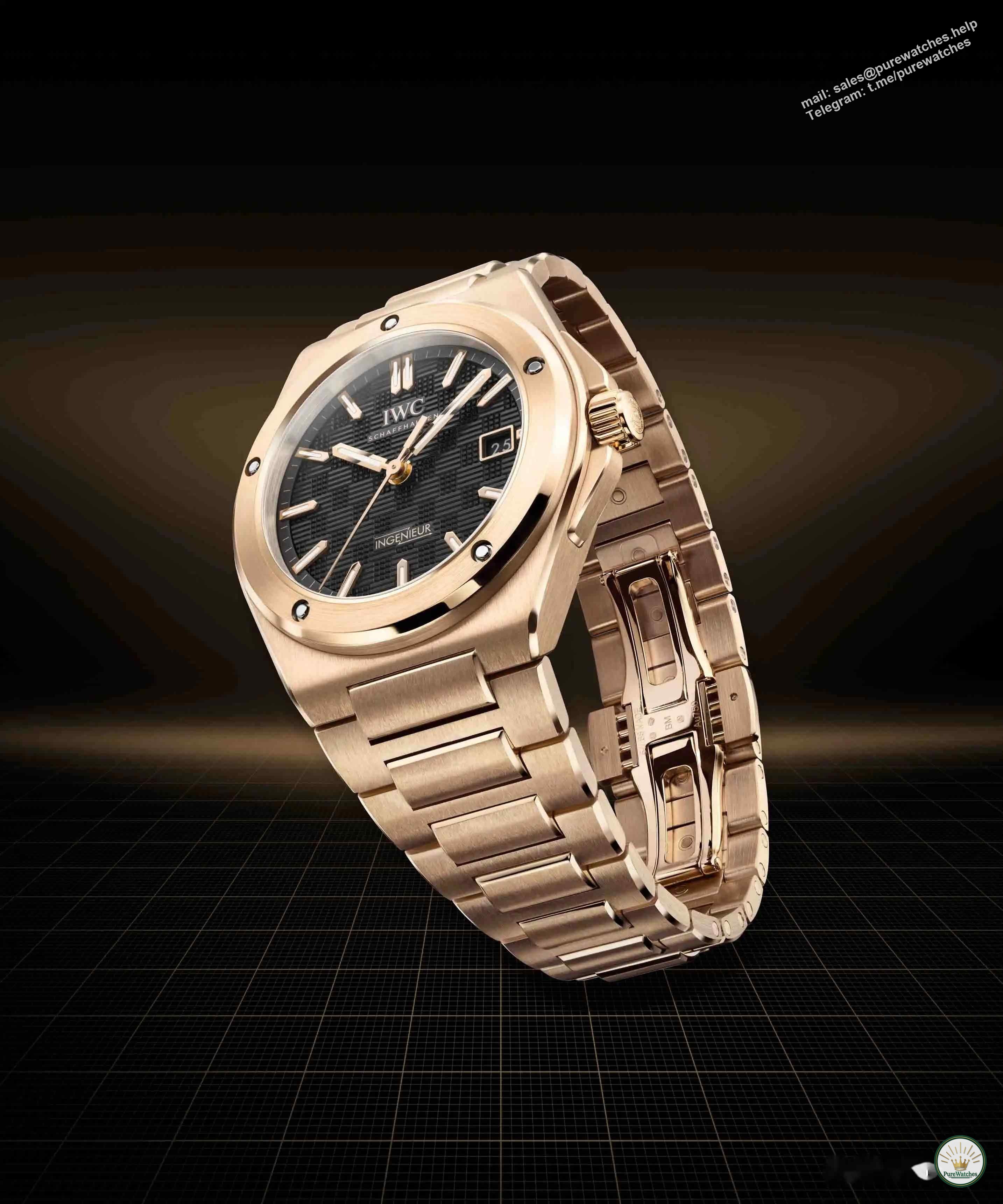 Gold luxury + 120 hours power reserve! IWC’s new Ingenieur watch makes a shocking debut!
