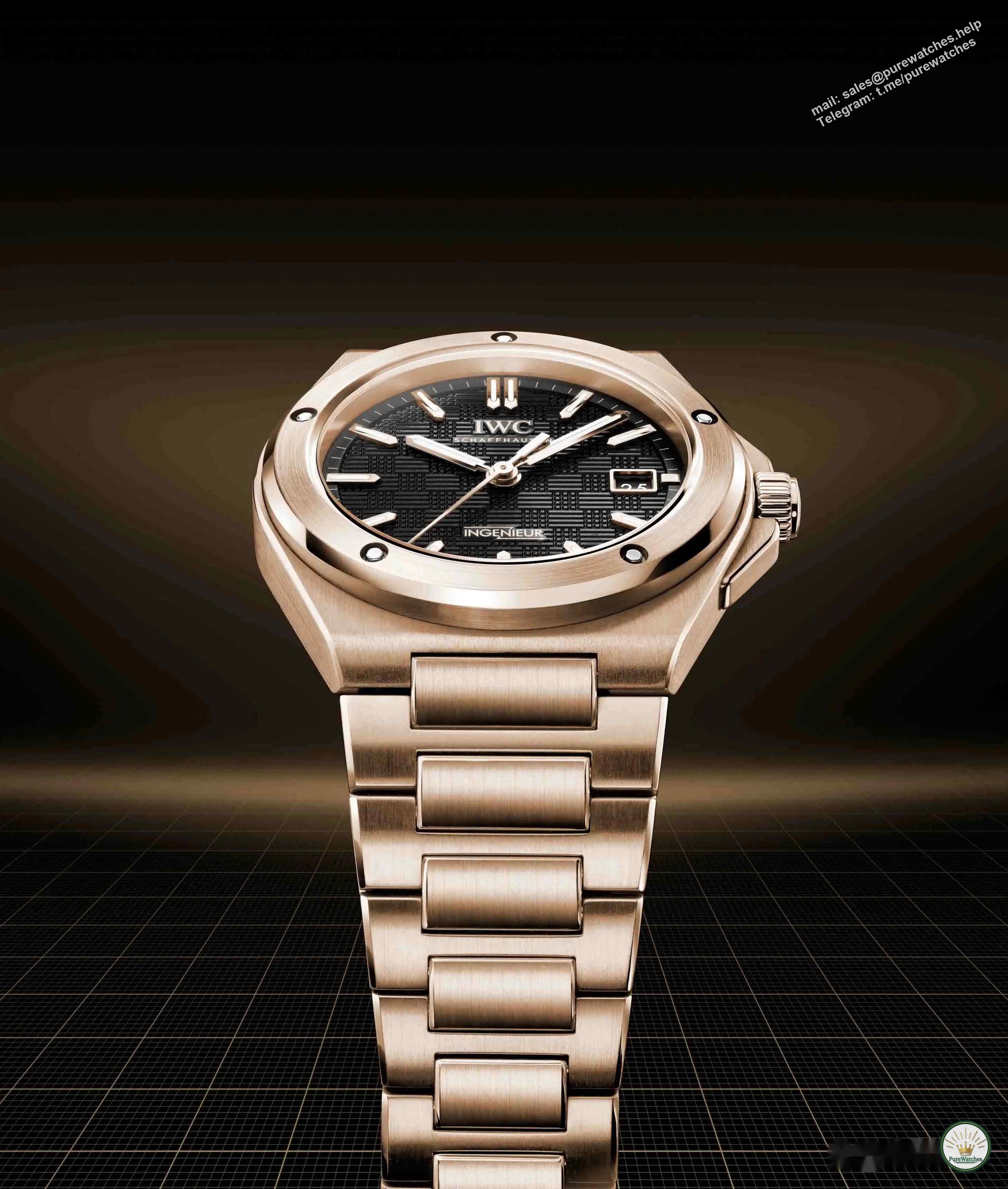 Gold luxury + 120 hours power reserve! IWC’s new Ingenieur watch makes a shocking debut!