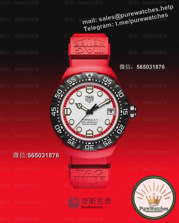 Light energy drive + colorful design! TAG Heuer F1 series watches have become the new favorite on the track!