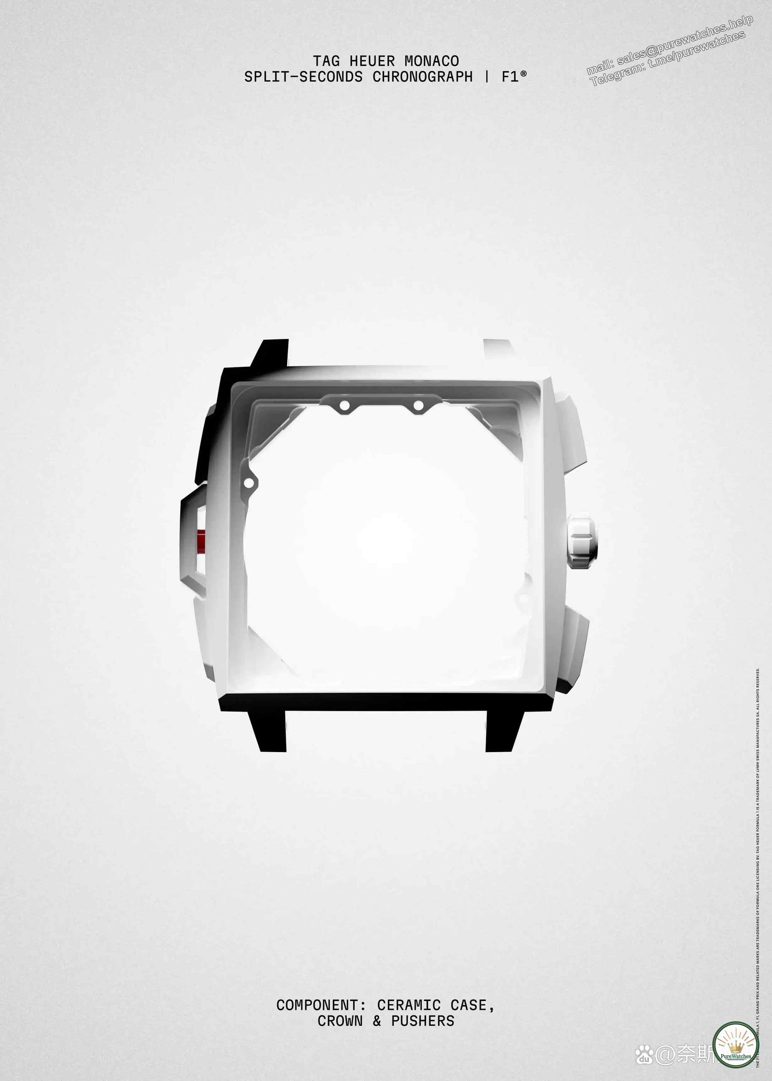 Red and white color + ceramic case, why is TAG Heuer’s new Monaco watch so eye-catching?