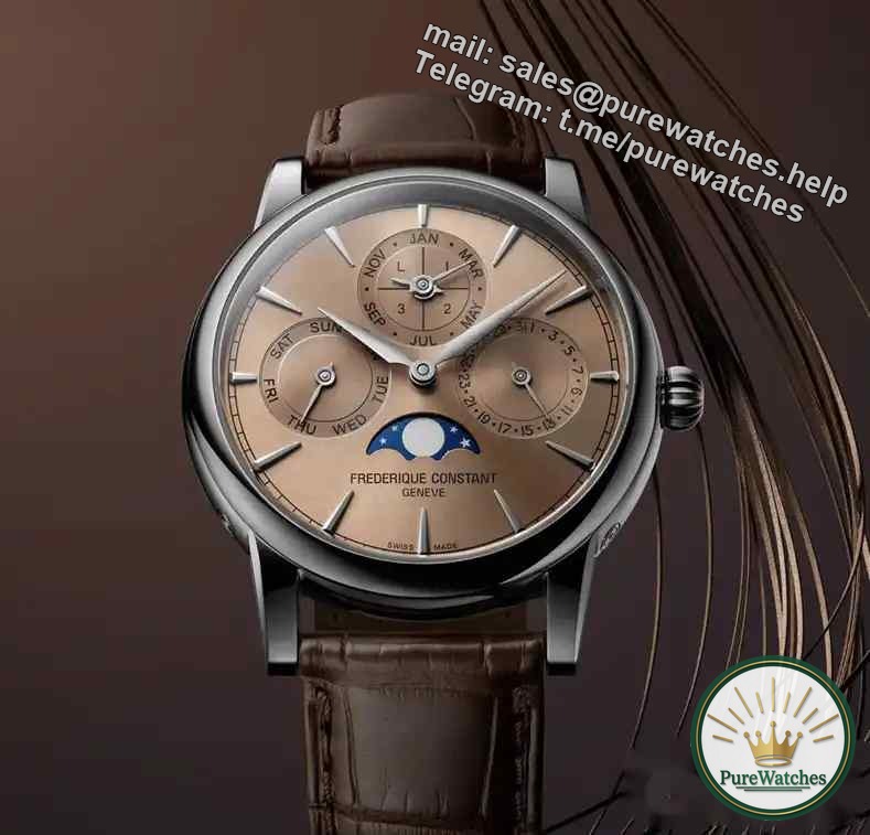 Three-day power reserve + perpetual calendar function, why is the Frederique Constant Salmon Plate watch so valuable?