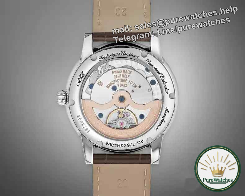 Three-day power reserve + perpetual calendar function, why is the Frederique Constant Salmon Plate watch so valuable?