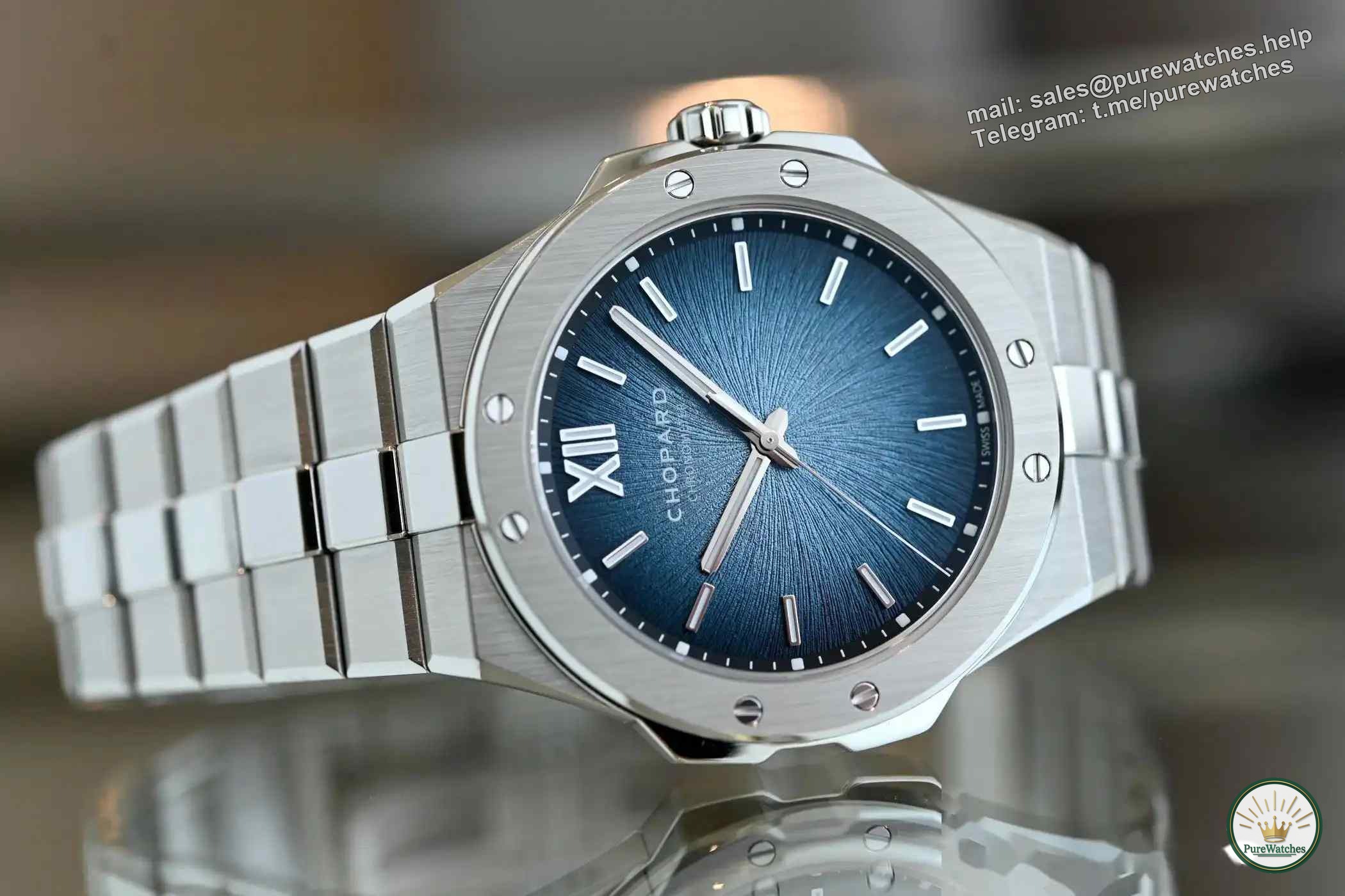 Glacier blue + platinum luxury! Chopard’s new Snow Mountain Wings watch has become a new favorite for collection!