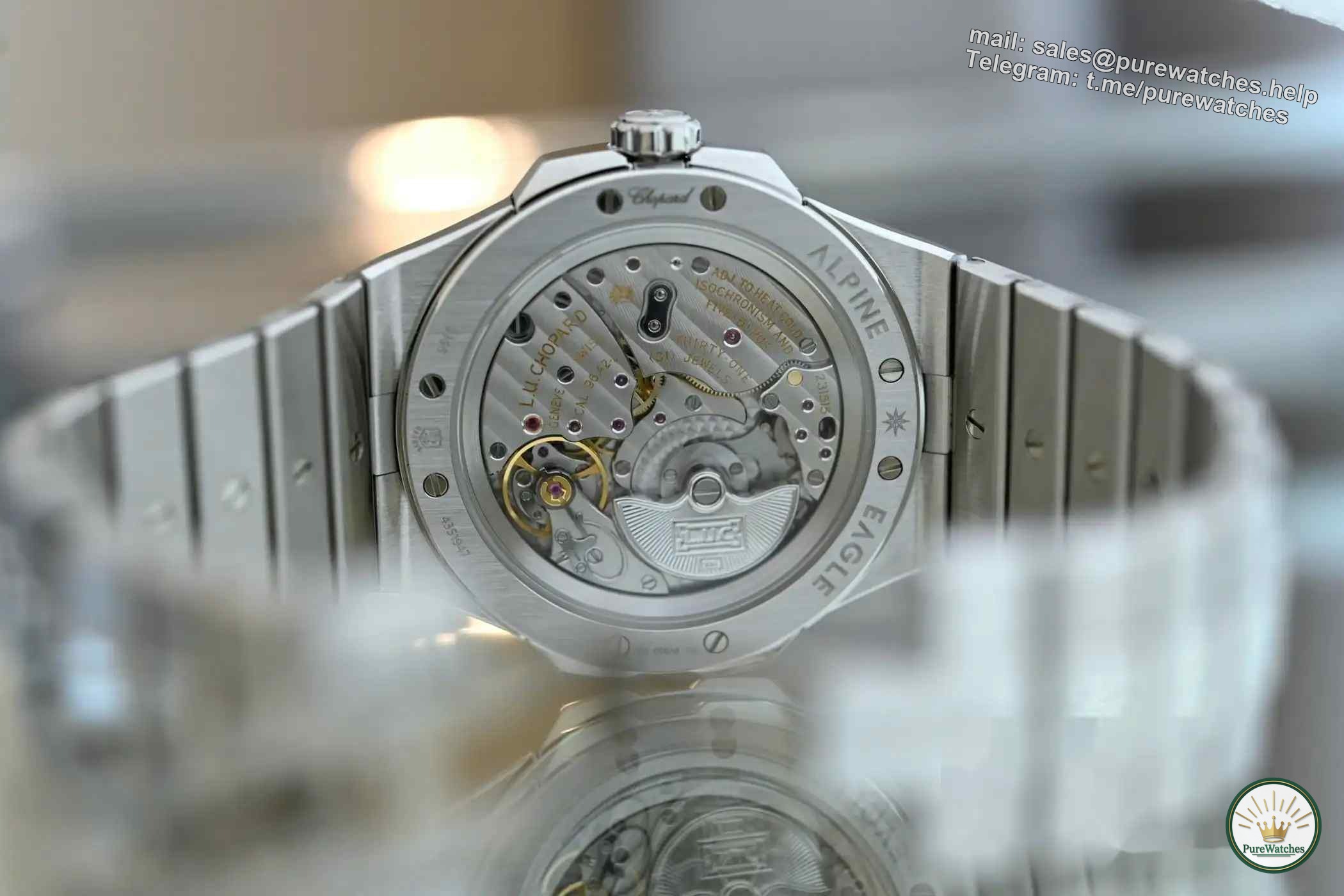 Glacier blue + platinum luxury! Chopard’s new Snow Mountain Wings watch has become a new favorite for collection!
