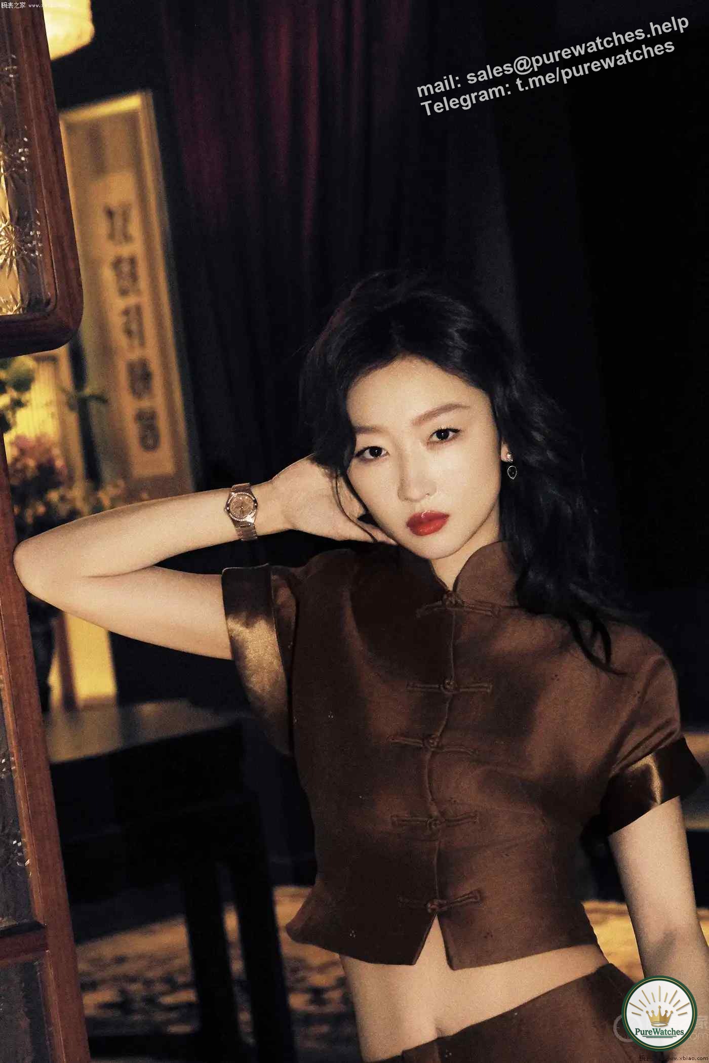 Same style as Zhou Dongyu! How does the Omega Constellation watch conquer the new Chinese style?