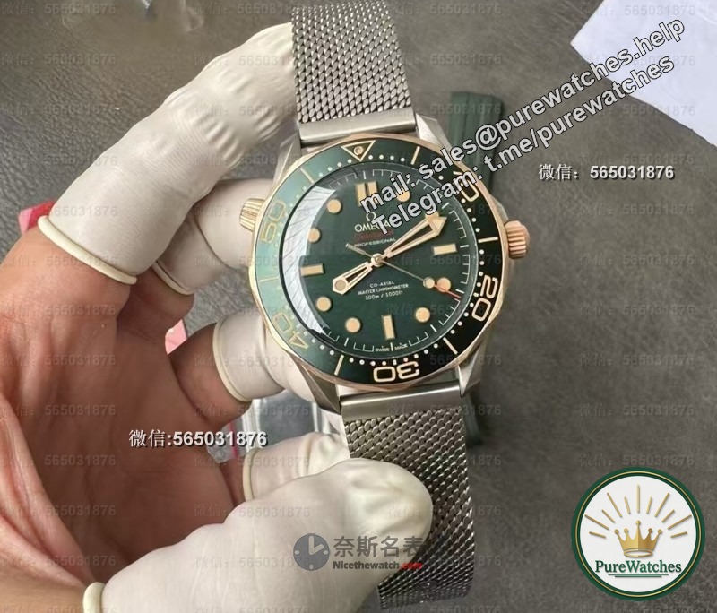 VS Factory 2025 Omega Seamaster 300 Bronze Gold Titanium Review: The ultimate choice for 007 Bond?