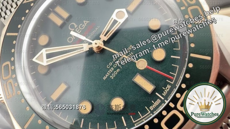 VS Factory 2025 Omega Seamaster 300 Bronze Gold Titanium Review: The ultimate choice for 007 Bond?