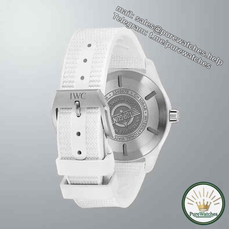 IWC white ceramic TOP GUN is launched! 5-day chain movement + 100 meters waterproof, double the appearance and performance!