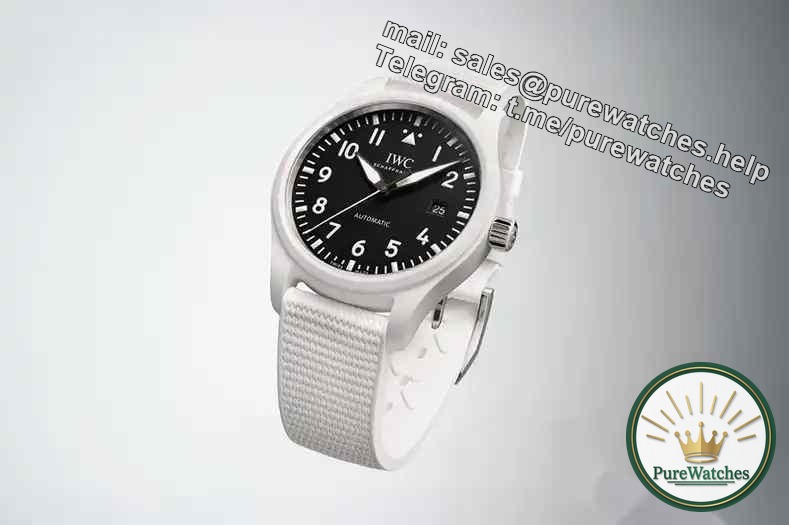 IWC white ceramic TOP GUN is launched! 5-day chain movement + 100 meters waterproof, double the appearance and performance!