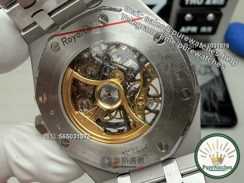 THB Factory Audemars Piguet Frost Gold 15407 V2 version real shot, flashing so brightly that I can’t open my eyes!