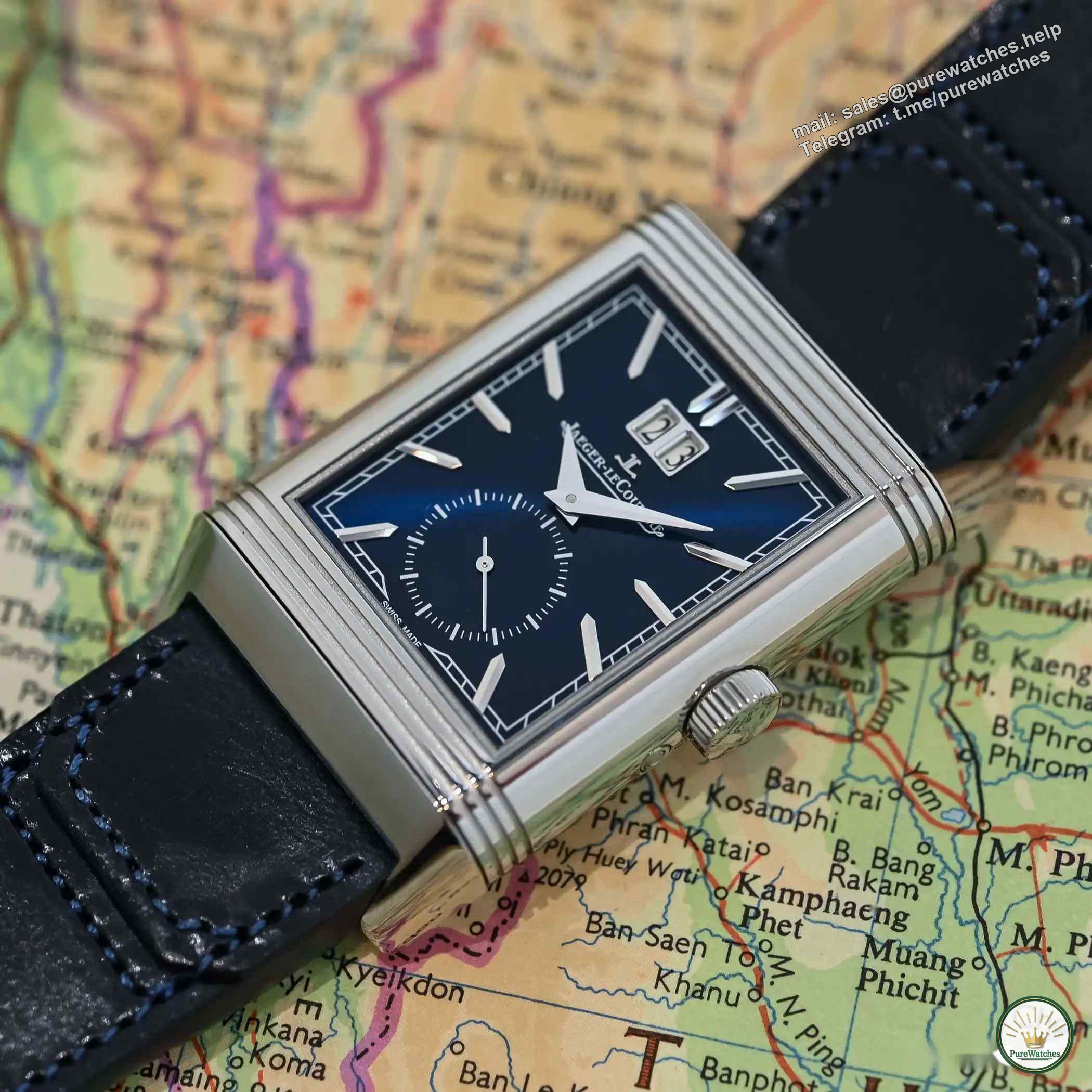 Jaeger-LeCoultre Reverso Geographer watch: the perfect combination of elegance and practicality