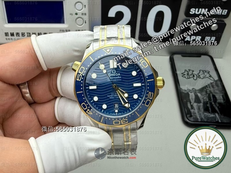 The gold and blue color scheme is so eye-catching! Actual test of VS factory gold Haima 300 blue disk. How many years can this gold coating be worn?